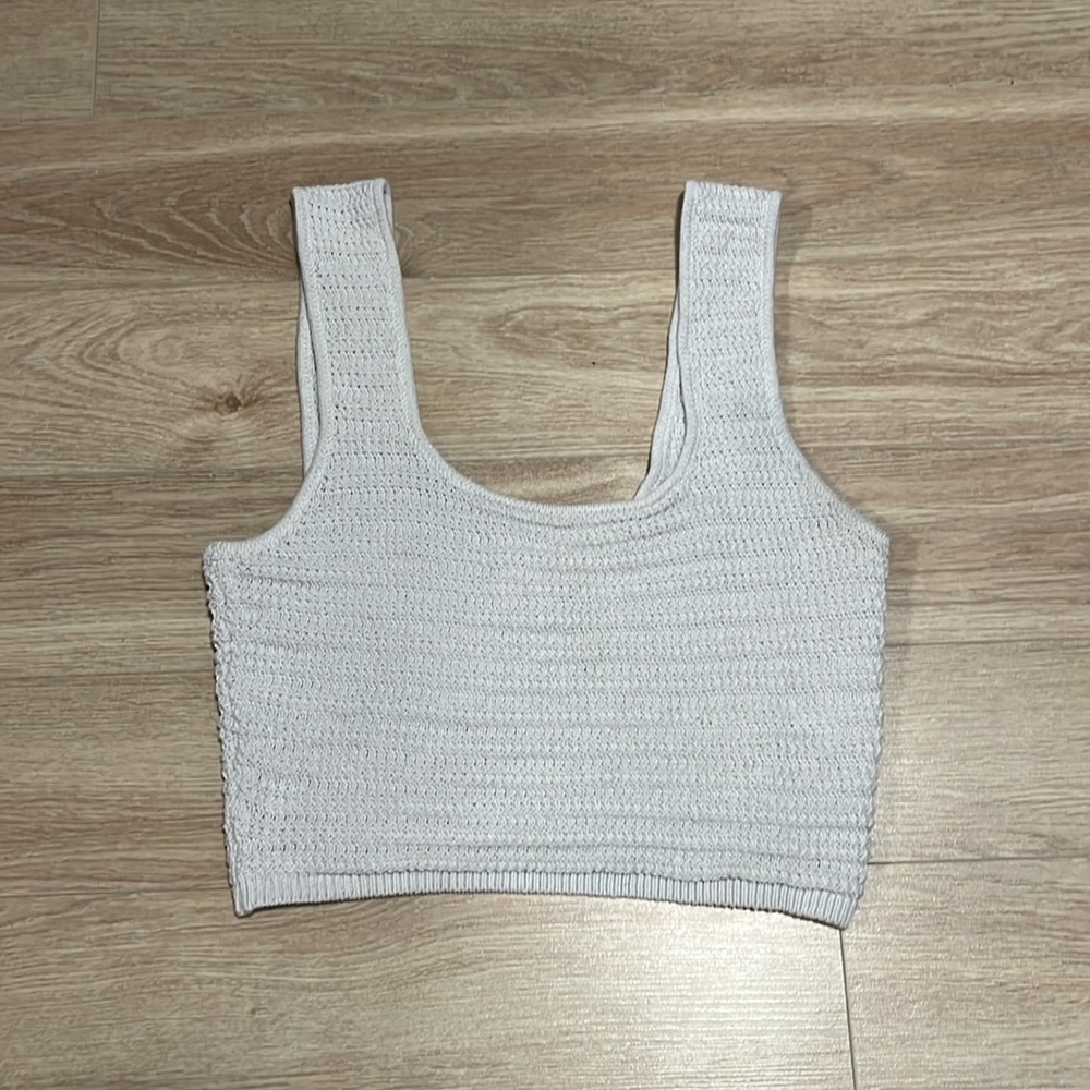crochet crop top 🤍